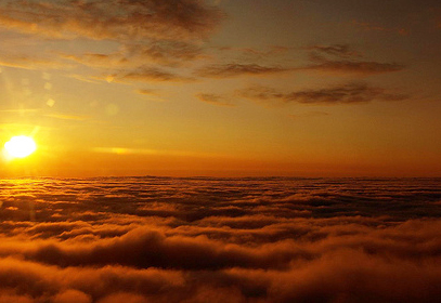 Sunset Over Clouds (feeling of soaring), December 2, 2010. Source: http://www.writeideaonleadership.com