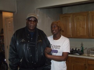 My Mom and my Uncle Sam Gill, Jr., Mount Vernon, NY, November 23, 2006. (Donald Earl Collins).