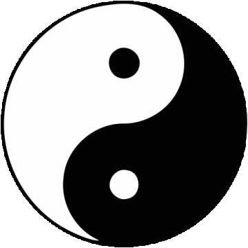 Yin & Yang symbol from Taoism, good symbol for balance in life, January 28, 2013. (http://taoism.about.com).