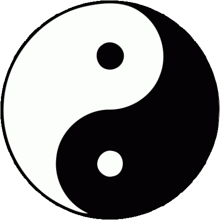 Yin & Yang symbol from Taoism, good symbol for balance in life, January 28, 2013. (http://taoism.about.com).