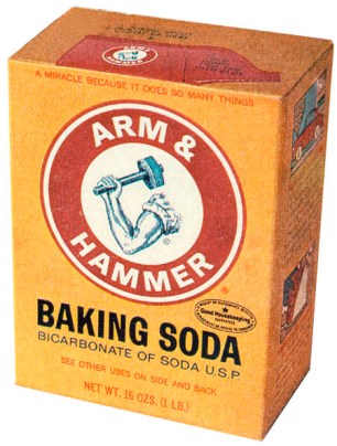 Arm & Hammer Baking Soda, 1lb Box, circa 1970s, February 6, 2013. (http://wackypackages.org).