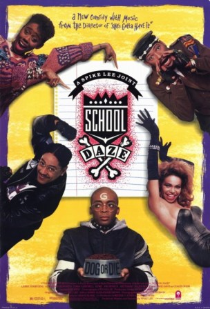 School Daze (1988) movie poster, September 17, 2012. (QuasyBoy via Wikipedia). Qualifies as fair use under US Copyright laws, as depicts subject of blog, is scaled-down and is of low-resolution.