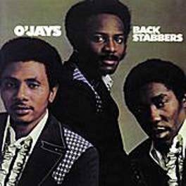 O'Jays Back Stabbers (1972) album cover, November 10, 2011. (Dan56 via Wikipedia). Qualifies as fair use as low-resolution illustration of subject matter.