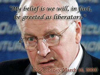 Dick Cheney as an example of Pollyanna Principle, March 16, 2003. (http://www.veteranstoday.com/wp-content/uploads/2011/08/cheney.jpg).