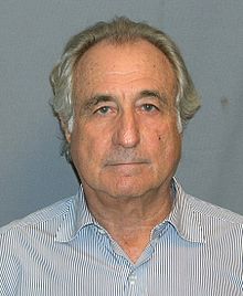 Bernie Madoff (mugshot), the ultimate get-rich-quick scam artist, March 16, 2009. (US Department of Justice via Wikipedia). In public domain.