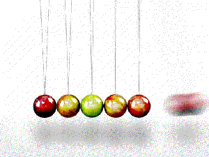 Oscillating balls hitting each other, November 18, 2013. (http://www.burbuja.info). 