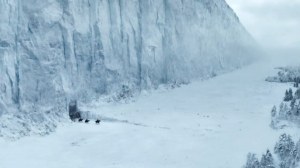 The Wall, viewing from the north, Game of Thrones (HBO), January 14, 2014. (http://gameofthrones.wikia.com/).