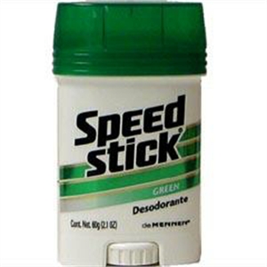 Speed Stick (green) deodorant by Mennen, 1980s edition (en Español), April 15, 2014. (http://www.b2bsupply.co/).
