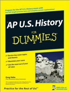 AP US History For Dummies cover (2008), May 13, 2014. (http://bookoutlet.com/).