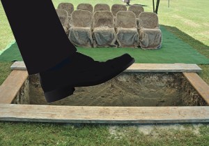 One foot in the grave (apparently), June 7, 2014. (http://www.virginmedia.com/).