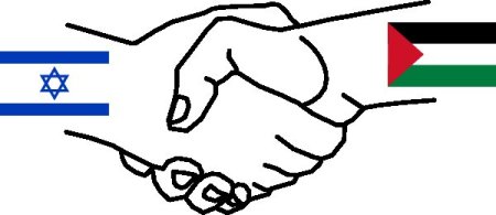 "Israel-Palestine peace," July 29, 2013. (Wickey-nl - Own work via Wikipedia). Licensed under CC-SA- 3.0 (converted from .svg to .jpg file).