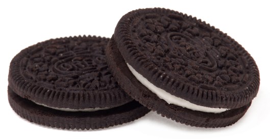 Two Oreo Cookies, February 6, 2011. (Evan-Amos via Wikipedia).