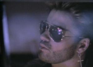 George Michael, "Father Figure" video screen shot, 1988. (http://vevo.com).