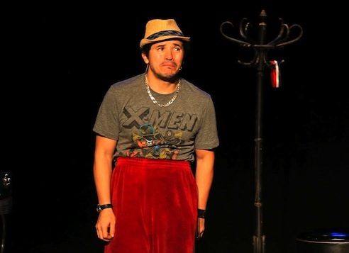 John Leguizamo playing 'Abuelo' in Tales from a Ghetto Klown, PBS Arts Festival, July 2012. (http://www.pbs.org).