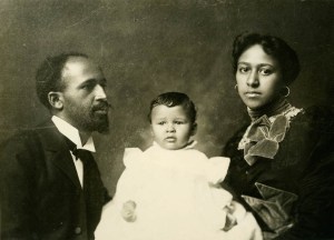 W. E. B. Du Bois and his wife Nina with their son, Burghardt, 1897. (http://scua.library.umass.edu).