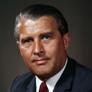 Wernher von Braun (1912-1977), a "reformed" Nazi, American citizen, and father of US space program (or WWIII, TBD). (http://biography.com).