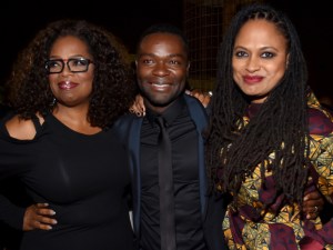 Co-Executive Producer Oprah Winfrey, Oscar Nominee David Oyelowo, and Director Ava DuVernay at AFI Fest premiere for Selma, November 12, 2014. (Alberto E. Rodriguez/Getty Images, via http://variety.com).