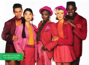 Benetton ad, 1980s, January 2013. (http://fashionfollower.com/).