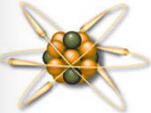 A visual representation of a carbon atom, electrons, protons, an neutrons, February 1, 2016. (http://periodic.lanl.gov/).