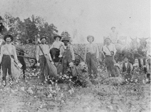 Black and White sharecroppers in Randolph County, Georgia, 1910. (Georgia Archives, Vanishing Georgia Collection)