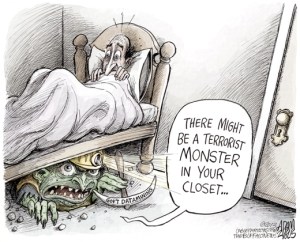 Data Mining/Fear of the Unknown cartoon, Adam Zyglis, Buffalo News, July 6, 2013. (http://adamzyglis.buffalonews.com/2013/07/06/data-mining/).