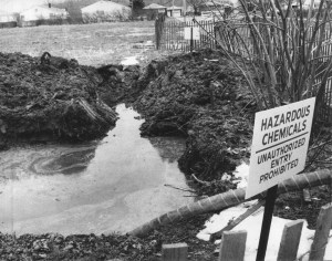 Love Canal, suburban community turned EPA Superfund site, circa 1980. (http://buffalonews.com).